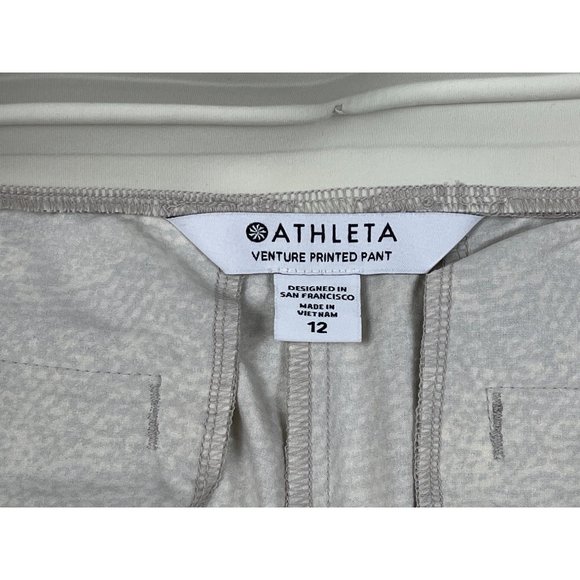 Athleta Women's Venture Printed Jogger Pants Sz 12 - Picture 5 of 10